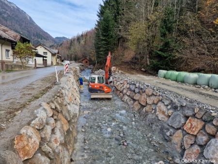 Sanacija vodotokov in hudournikov na Krivčevem (1)